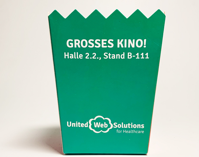 Popcornemballage med logo