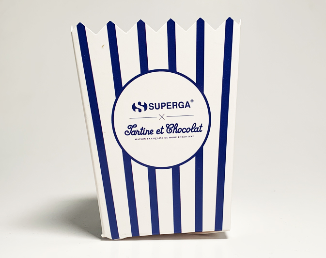 Eksempler på popcornemballage med tryk
